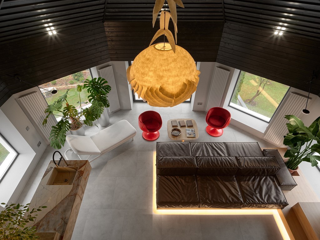 Кварцевый агломерат Patagonia Extra в проекте «Дачный ответ» Кварцевый агломерат Patagonia Extra в проекте «Дачный ответ»