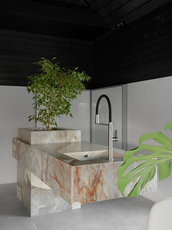 Столешница из кварцевого камня Patagonia Extra Столешница из кварцевого камня Patagonia Extra